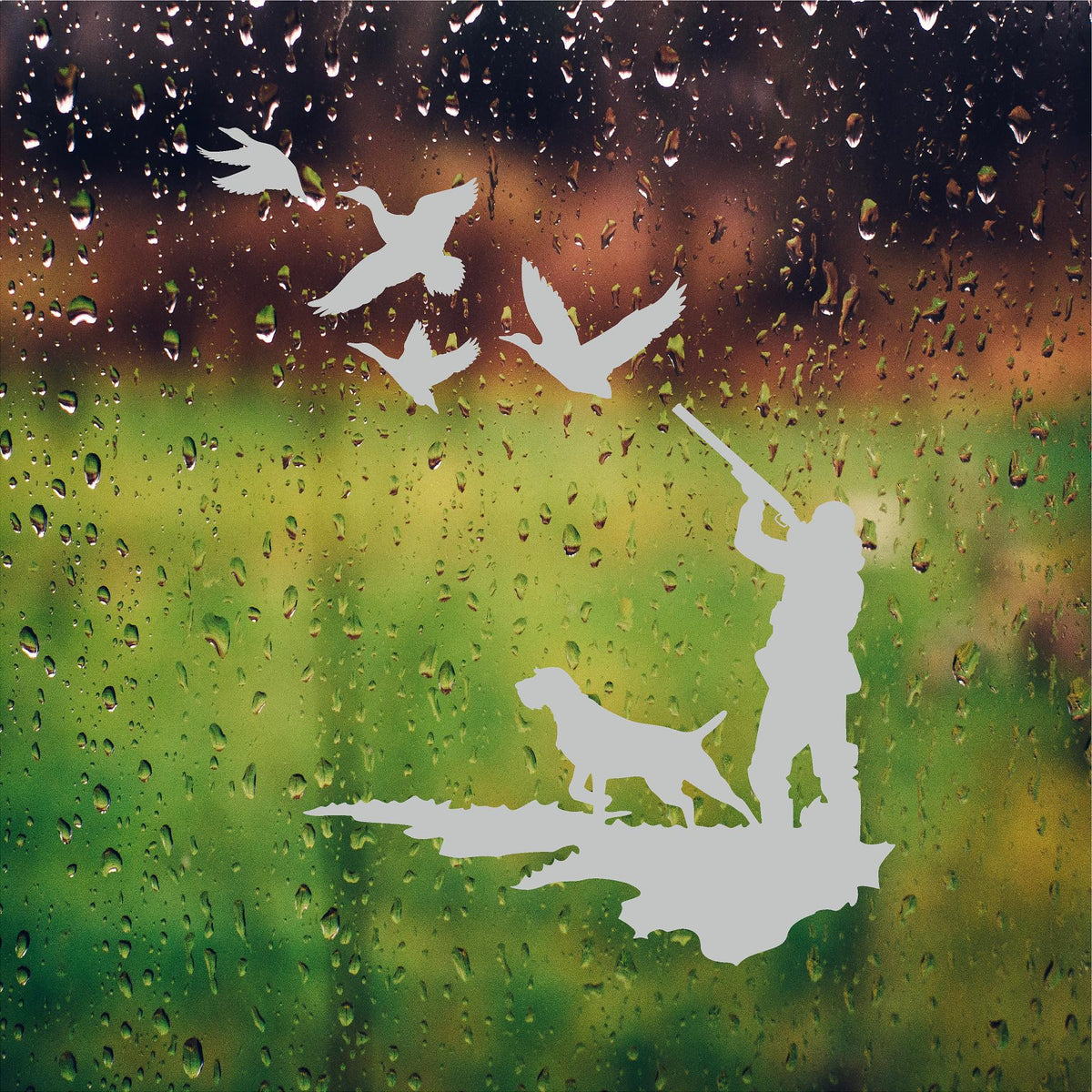 Hunting Dog Vinyl Decal - Car Window Laptop Wall Sticker - Hunter Duck Season