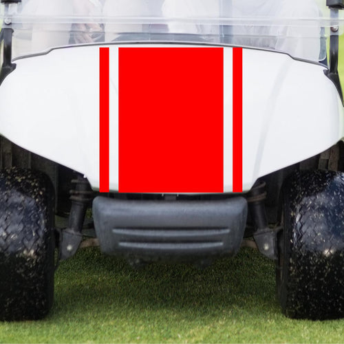 Rally Stripes Golf Cart Decals - Go Cart, Auto, Truck Racing Graphics GC203