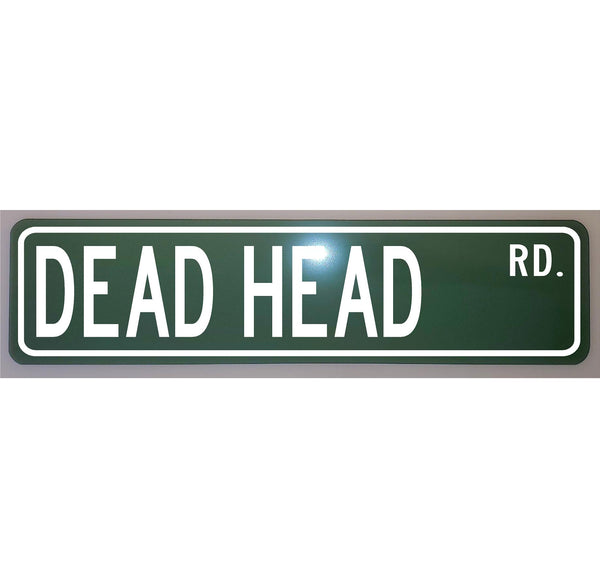 Metal Street Sign Dead Head Road 6 x 24 Novelty Bar Man Cave Garage Shop Home Art
