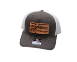 Your Team Racing Leather Engraved Trucker Cap Hats