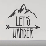 Let's Wander Decals RV Camper Van Door Stickers