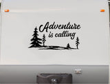 Adventure Calling Camper Trailer Decals Replacement Stickers CRV20