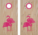 Flamingo Cornhole Board Decals Bean Bag Toss Sticker