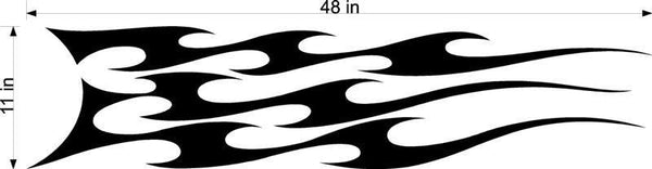 Racing Flames Auto Truck Boat Car Stickers  Decals Side Sets EZ153