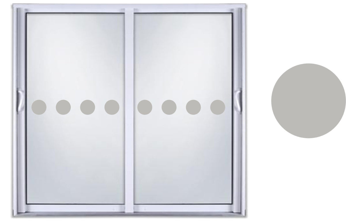 Glass Door Safety Decal Sticker Set - Anti-Collision Hazard Warning Vinyl Decals By Auto Tattoo Grafix