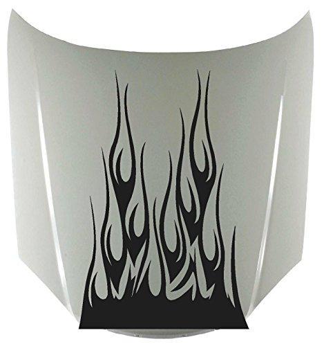 Tribal Flame Fire Car Decals Hood Decal Vinyl Sticker  Graphic