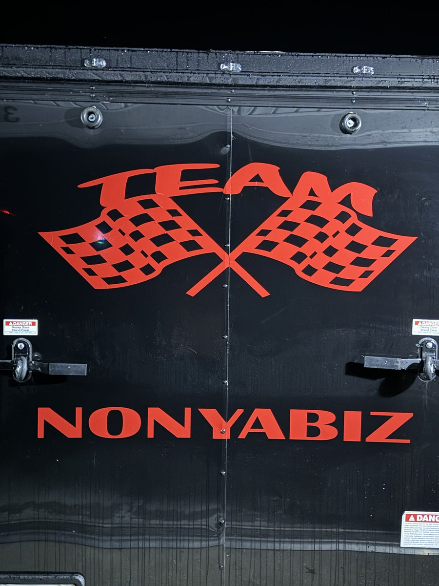 Racing Trailer Stickers Decals | Custom Graphics