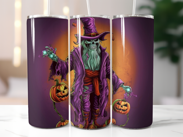 Halloween 20 oz. Skinny Tumbler Sublimated H125