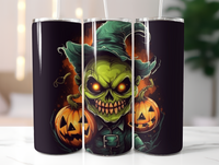 Halloween 20 oz. Skinny Tumbler Sublimated H126