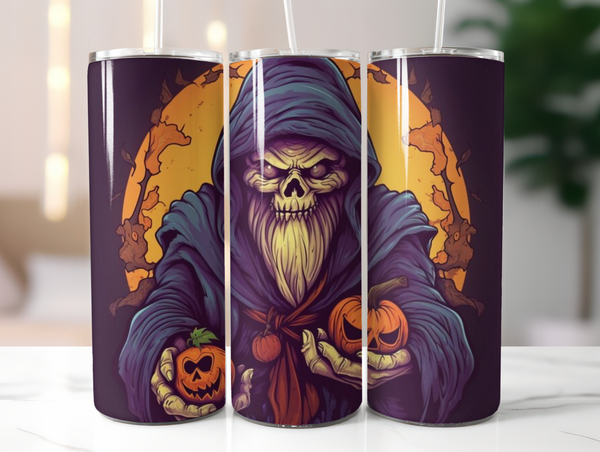 Halloween 20 oz. Skinny Tumbler Sublimated H154