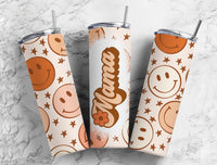 Mama Smiley Face 20 oz. Skinny Tumbler Sublimated BS16