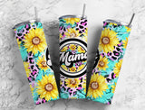 Mama Daisies Flowers 20 oz. Skinny Tumbler Sublimated BS18