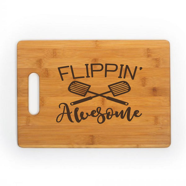 Your Flipping Awesome Kitchen Chef Baker Engraved Cutting Board CB305