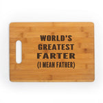 Worlds Greatest Kitchen Chef Baker Engraved Cutting Board CB313