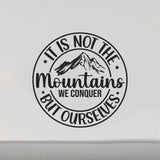 Its Not THe Mountains Sign RV Camper Camping Door Sticker CF212