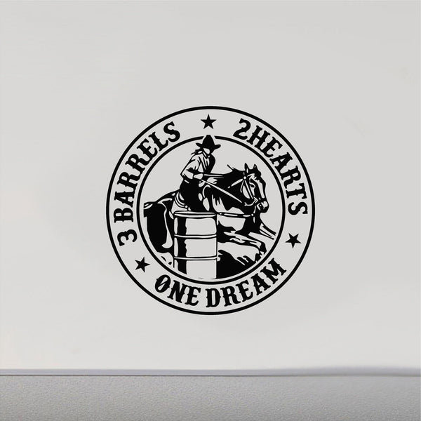Barrell Racer Decal Barrel Racer Decal Stickers for Horse Lovers