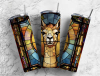Giraffe Stained Glass Effect 20 oz. Skinny Tumbler Sublimated SG79