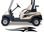 Tribal Flame Golf Cart Decals - 32" Side Graphics - StickerChef