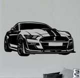 Black Vinyl Wall Decal - Inspired by Ford Mustang VI Shelby GT500 GC106