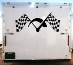 Performance Flag Decal Trailer  - Racing Decal - Trailer Sticker Graphics RCF003