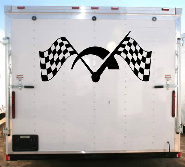 Racing Trailers Decals and Stickers