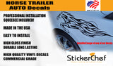Galloping Paint Horse Decal EQH101 by Sticker Chef - die-cut vinyl decal, view 2
