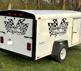 Fear Nothing Snow Melting Trailer Decals - Durable Winter Graphics for Adventurers