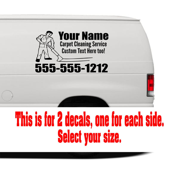 Personalised Car Detailing Business Decal – Vinyl Sign Sticker – Custom Logo – UK Made