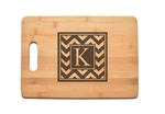 Monogram Family Name Kitchen Chef Baker Engraved Cutting Board CB01