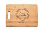 Wedding Marriage Kitchen Chef Baker Engraved Cutting Board CB17