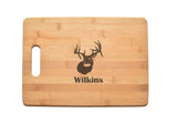 Whitetail Buck Kitchen Chef Baker Engraved Cutting Board CB31
