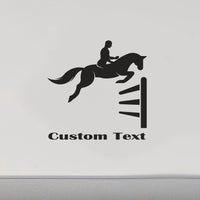 Horse Jumping Decal Sticker Horses Equestrian CF219