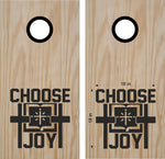 Choose Joy Christian Cornhole Board Vinyl Decal Sticker CHR01