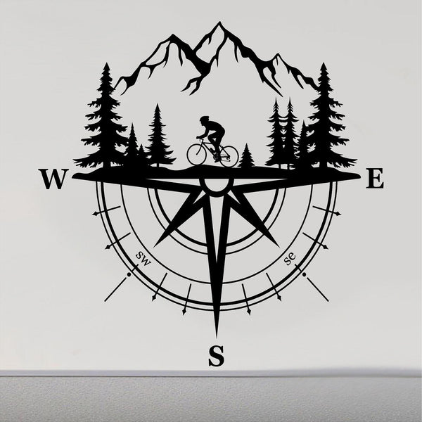 Compass Vinyl Sticker Compass RV Decals - Adventure Travel Graphics for Campers | Sticker Chef