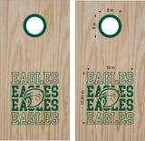 High School Eagles 11 School Mascot Cornhole Board Vinyl Decal Sticker