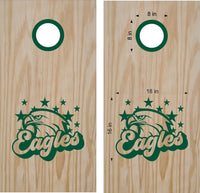 High School Eagles 12 School Mascot Cornhole Board Vinyl Decal Sticker