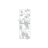 Heron Garden Scene Frosted Privacy Film - 24x52 Etched Glass Decal Shower Door Bathroom Window