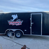Fear Nothing Snow Melting Trailer Decals - Durable Winter Graphics for Adventurers