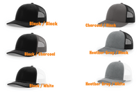 I Still Play With Blocks Mechanic Leather Engraved Trucker Cap Hats