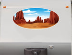 Desert Rock Formations RV Camper Decal – Printed & Laminated Vinyl Graphic MT20