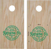 St. Patrick's Brewing Co. Cornhole Decals - Set of 2