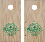 Leprechaun Brewing Co. Cornhole Decals - Set of 2