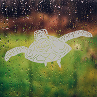 Sea Turtle Bathroom Décor Etched Glass Decals Vinyl Shower Door Window 4