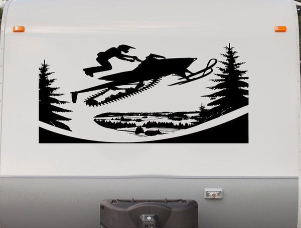 High Jump Snowmobile Wall Decal High Jump Snowmobile Wall Decal