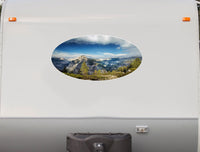 Mountain Horizon RV Camper Decal – Printed & Laminated Vinyl Graphic MT1b