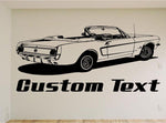 1965  Car Wall Decal - Auto Wall Mural - Vinyl Stickers - Boys Room Decor