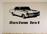 2nd Generation  Car Wall Decal - Auto Wall Mural - Vinyl Stickers - Boys Room Decor