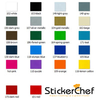 StickerChef  Pontoon Boat RV Stripes and Graphics Large Replacement Trailer Decals Set CB67