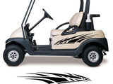 Tribal Lightning Golf Cart Decals Accessories Side by Side Racing Stickers Graphics GC608
