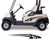 Shock Waves Golf Cart Decals Accessories Side by Side Racing Stickers Graphics GC609